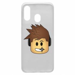 Чехол для Samsung A40 Roblox head - PrintSalon