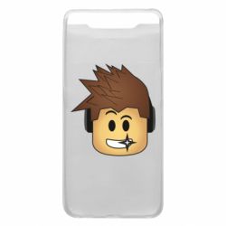 Чехол для Samsung A80 Roblox head