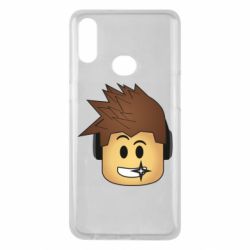 Чехол для Samsung A10s Roblox head - PrintSalon