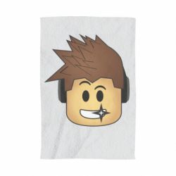 Полотенце с принтом Roblox head - PrintSalon