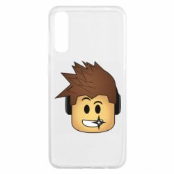 Чехол для Samsung A50 Roblox head - PrintSalon