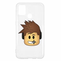 Чехол для Samsung M31 Roblox head - PrintSalon