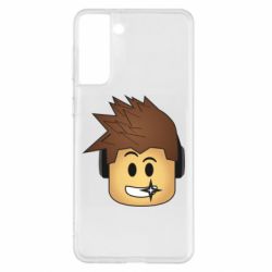 Чехол для Samsung S21+ Roblox head - PrintSalon