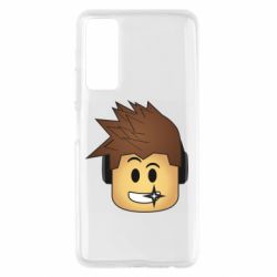 Чехол для Huawei P Smart 2021 Roblox head - PrintSalon