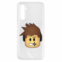 Чехол для Realme 6 Roblox head - PrintSalon