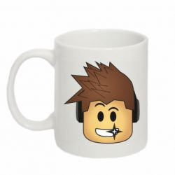 Чашка 320ml Roblox head
