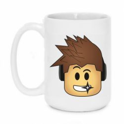 Чашка 420ml Roblox head-PrintSalon Чашка 420ml Roblox head