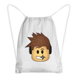 Рюкзак-мешок Roblox head - PrintSalon