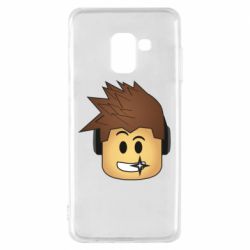 Чехол для Samsung A8 2018 Roblox head - PrintSalon