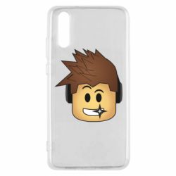 Чехол для Huawei P20 Roblox head - PrintSalon