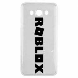 Чехол для Samsung J7 2016 Roblox inscription - PrintSalon