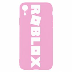 Чехол для iPhone XR Roblox inscription