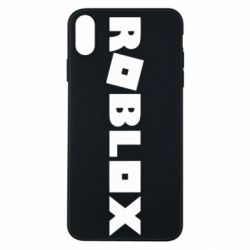 Чехол для iPhone Xs Max Roblox inscription - PrintSalon