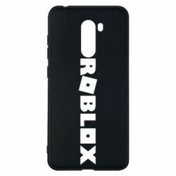 Чехол для Xiaomi Pocophone F1 Roblox inscription - PrintSalon