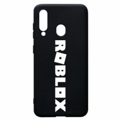 Чехол для Samsung A60 Roblox inscription - PrintSalon