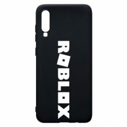 Чехол для Samsung A70 Roblox inscription - PrintSalon