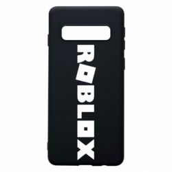 Чехол для Samsung S10 Roblox inscription