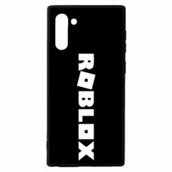 Чехол для Samsung Note 10 Roblox inscription - PrintSalon