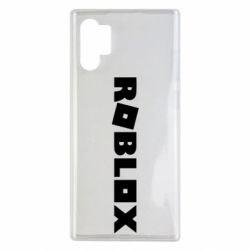 Чехол для Samsung Note 10 Plus Roblox inscription - PrintSalon