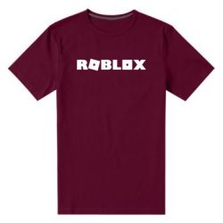 Мужская футболка премиум Roblox inscription - PrintSalon