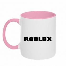 Чашка двухцветная 320ml Roblox inscription