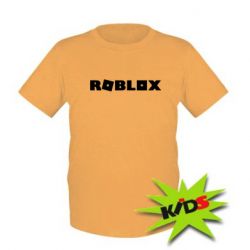 Детская футболка Roblox inscription - PrintSalon