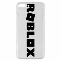 Чехол для iPhone 7 Plus Roblox inscription - PrintSalon