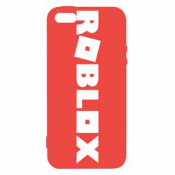 Чехол для iPhone5/5S/SE Roblox inscription - PrintSalon
