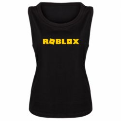 Женская майка Roblox inscription - PrintSalon