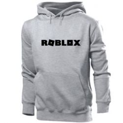 Мужское худи Roblox inscription - PrintSalon