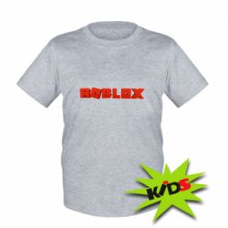 Дитяча футболка Roblox logo 3d
