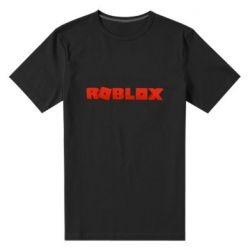 Чоловіча преміум футболка Roblox logo 3d - PrintSalon