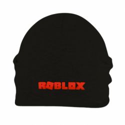 Шапка флісова Roblox logo 3d
