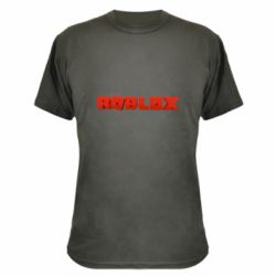 Камуфляжна футболка Roblox logo 3d - PrintSalon