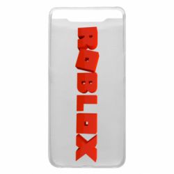 Чохол для Samsung A80 Roblox logo 3d - PrintSalon