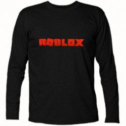 Футболка з довгим рукавом Roblox logo 3d - PrintSalon