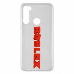 Чохол для Xiaomi Redmi Note 8 Roblox logo 3d - PrintSalon