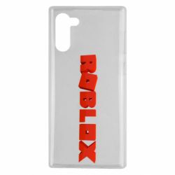 Чохол для Samsung Note 10 Roblox logo 3d - PrintSalon