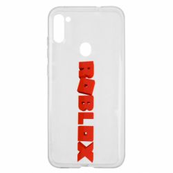 Чохол для Samsung A11 / M11 Roblox logo 3d - PrintSalon