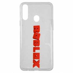 Чохол для Samsung A20s Roblox logo 3d - PrintSalon