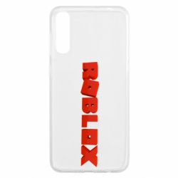 Чохол для Samsung A50 Roblox logo 3d - PrintSalon
