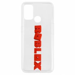 Чехол для Oppo A53/A32/A33 Roblox logo 3d