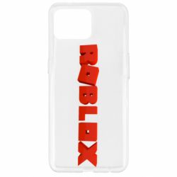 Чохол для Oppo Reno 4 Lite Roblox logo 3d - PrintSalon