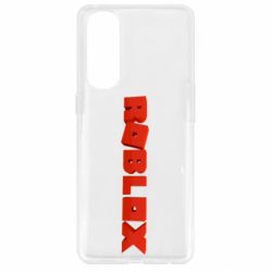 Чохол для Oppo Reno 4 Pro Roblox logo 3d - PrintSalon