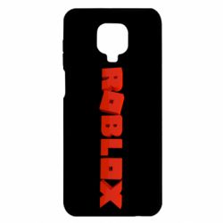 Чехол для Xiaomi Redmi Note 9S/9Pro/9Pro Max Roblox logo 3d