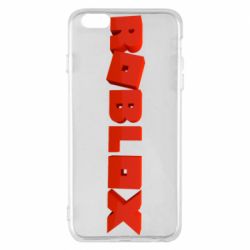 Чохол для iPhone 6 Plus/6S Plus Roblox logo 3d - PrintSalon