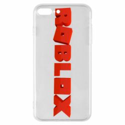 Чохол для iPhone 7 Plus Roblox logo 3d - PrintSalon