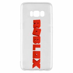 Чохол для Samsung S8 Roblox logo 3d - PrintSalon