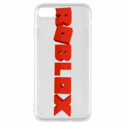 Чохол для iPhone 8 Roblox logo 3d - PrintSalon