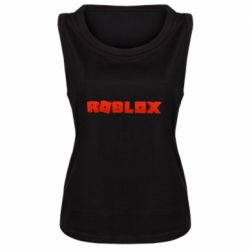 Майка жіноча Roblox logo 3d - PrintSalon